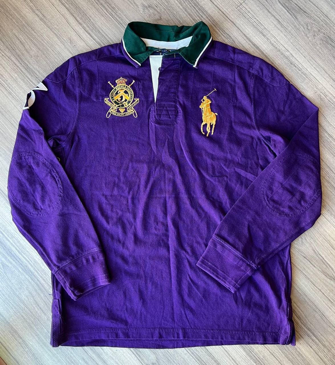 Polo Ralph Lauren × Ralph Lauren × Vintage Polo Ralph Lauren Big Pony Rugby Polo Size US XL / EU 56 / 4 - 1 Thumbnail
