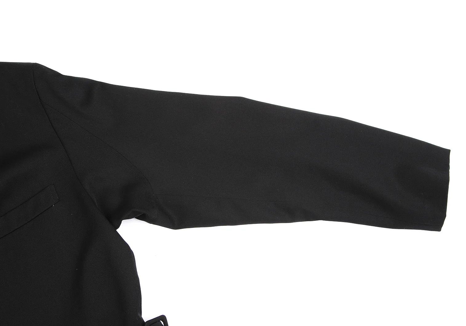 Yohji Yamamoto Yohji Yamamoto Wool Gabardine Side-Belt Jacket Size US S / EU 44-46 / 1 - 5 Thumbnail