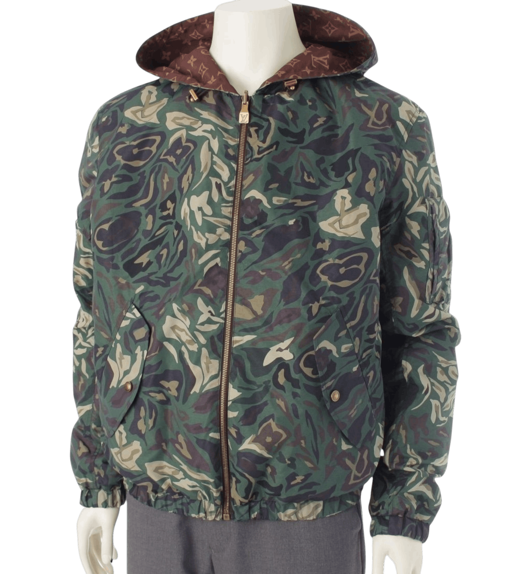 Louis Vuitton Louis Vuitton LV Monogram Reversible Сamouflage Windbreaker Size US M / EU 48-50 / 2 - 6 Thumbnail