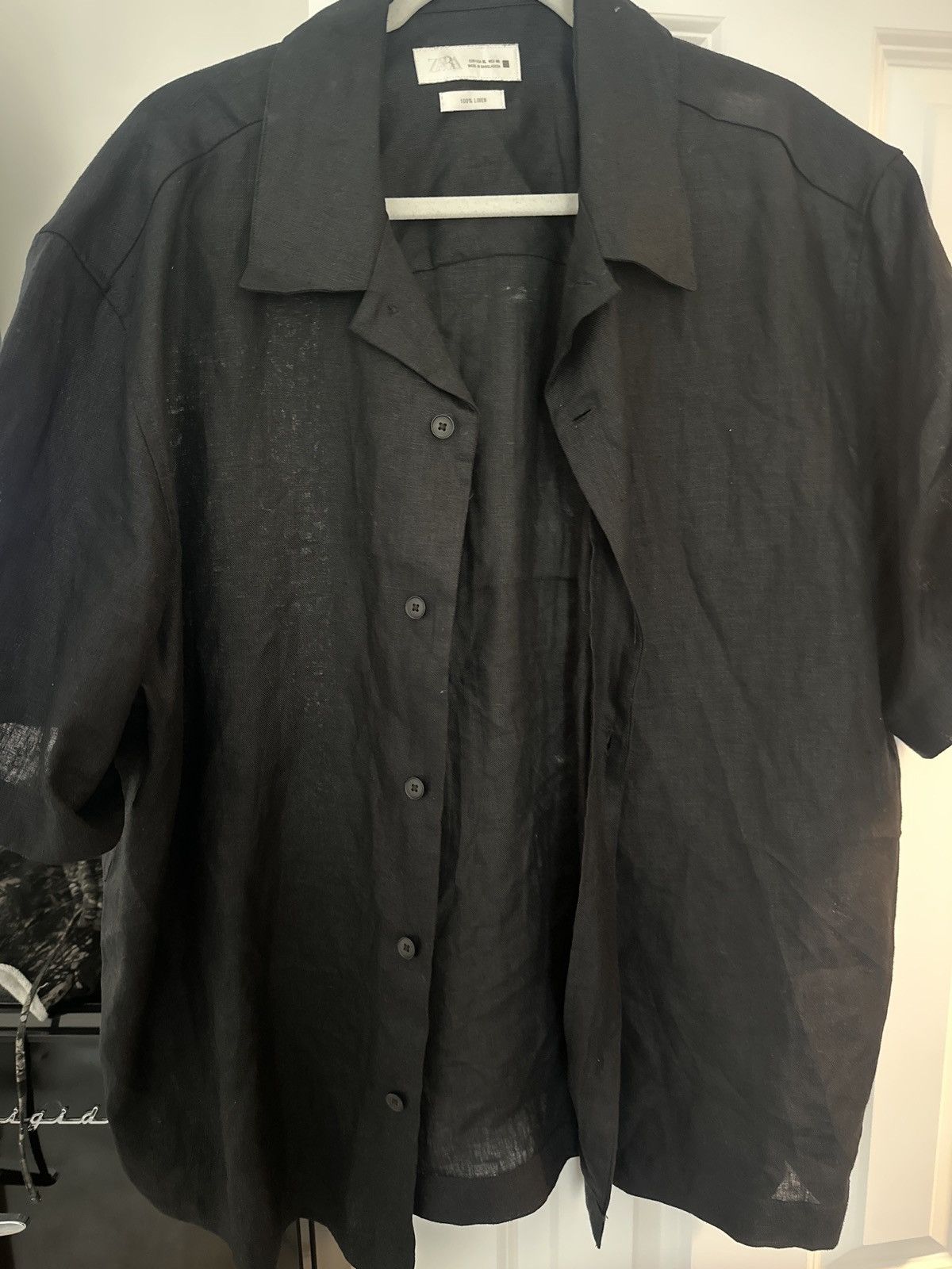 Zara Zara linen shirt Size US XL / EU 56 / 4 - 1 Thumbnail
