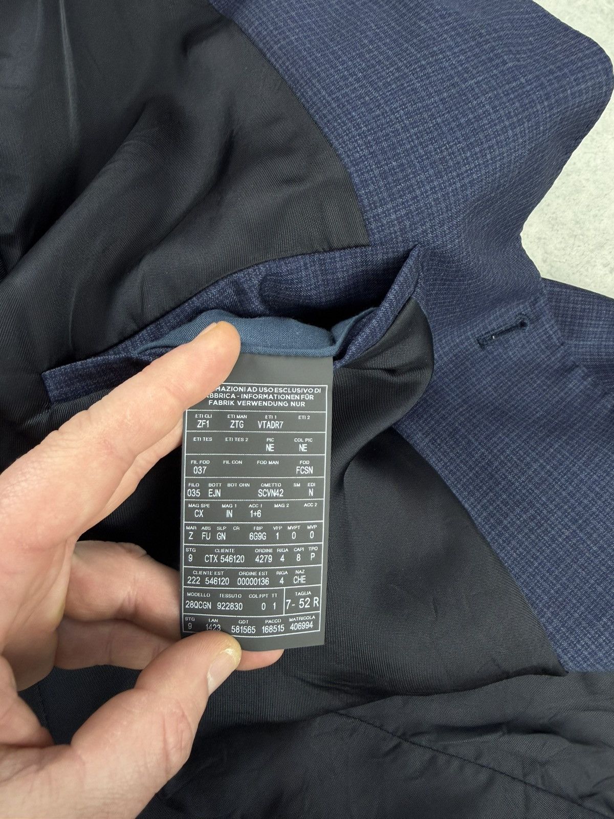 Ermenegildo Zegna Ermenegildo Zegna Navy Wool Blazer Jacket Size 52R Drop 7 Size 42R - 9 Thumbnail