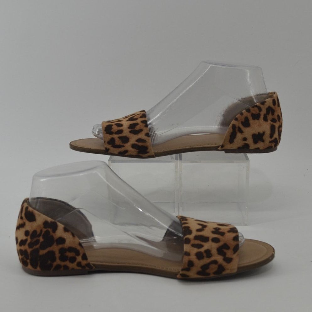 Other A New Day Leopard Print Women's Sandals Size 8 Brown Black Size US 8 / IT 38 - 3 Thumbnail