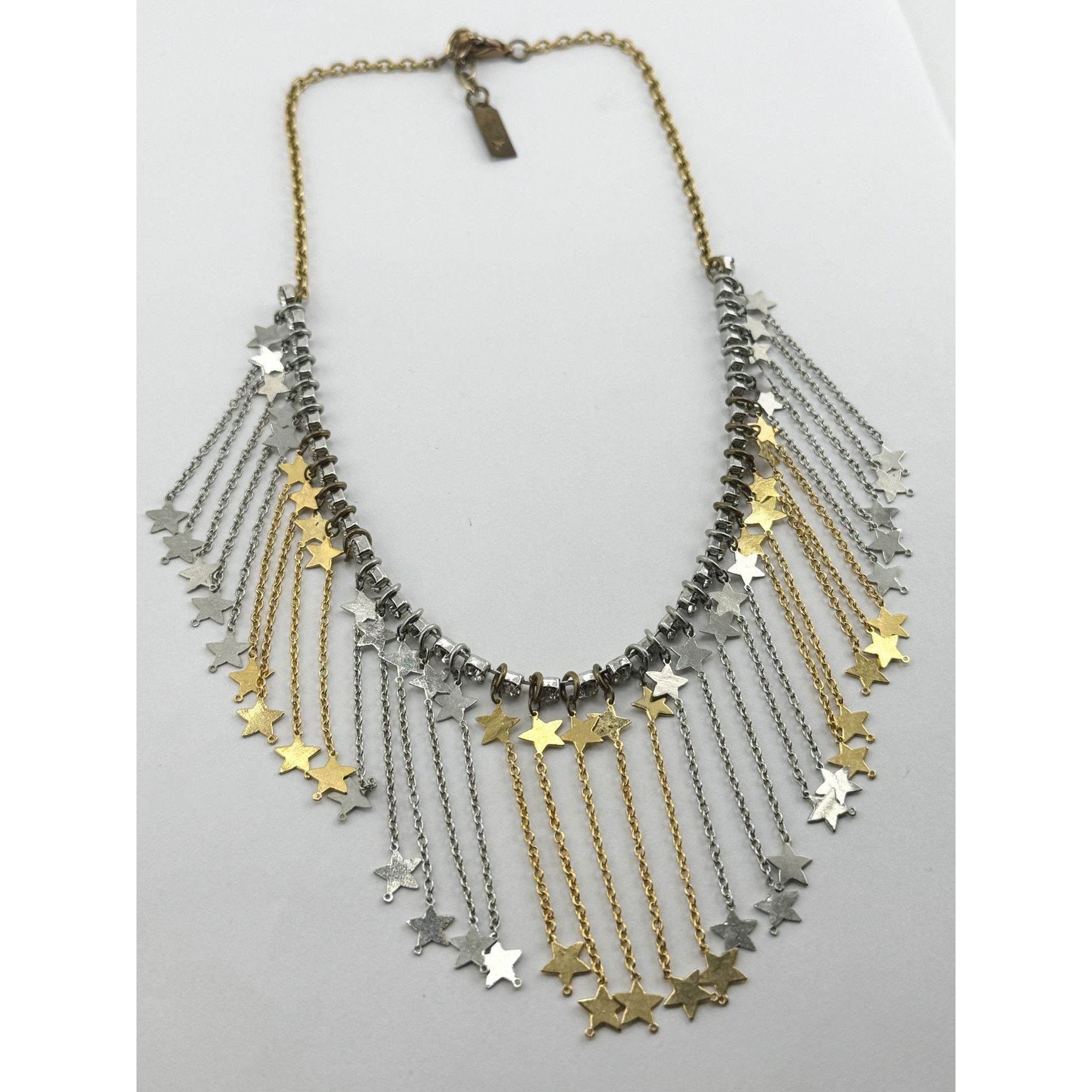 Vintage Vintage buzz rhinestone star chain necklace Size ONE SIZE - 3 Thumbnail