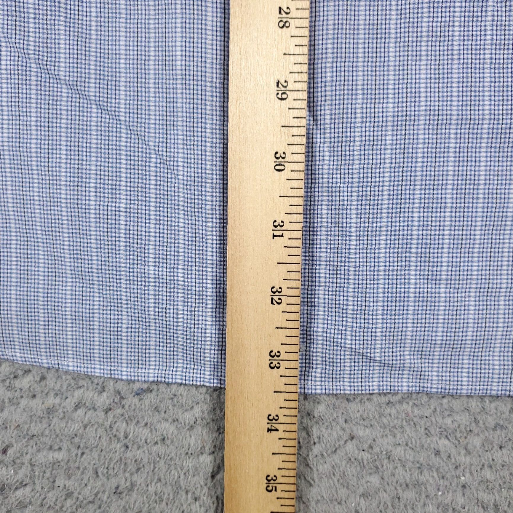 Ralph Lauren Ralph Lauren Dress Shirt Mens 16 Blue Striped Long Sleeve Button-Up Regular Fit Size 42R - 5 Thumbnail