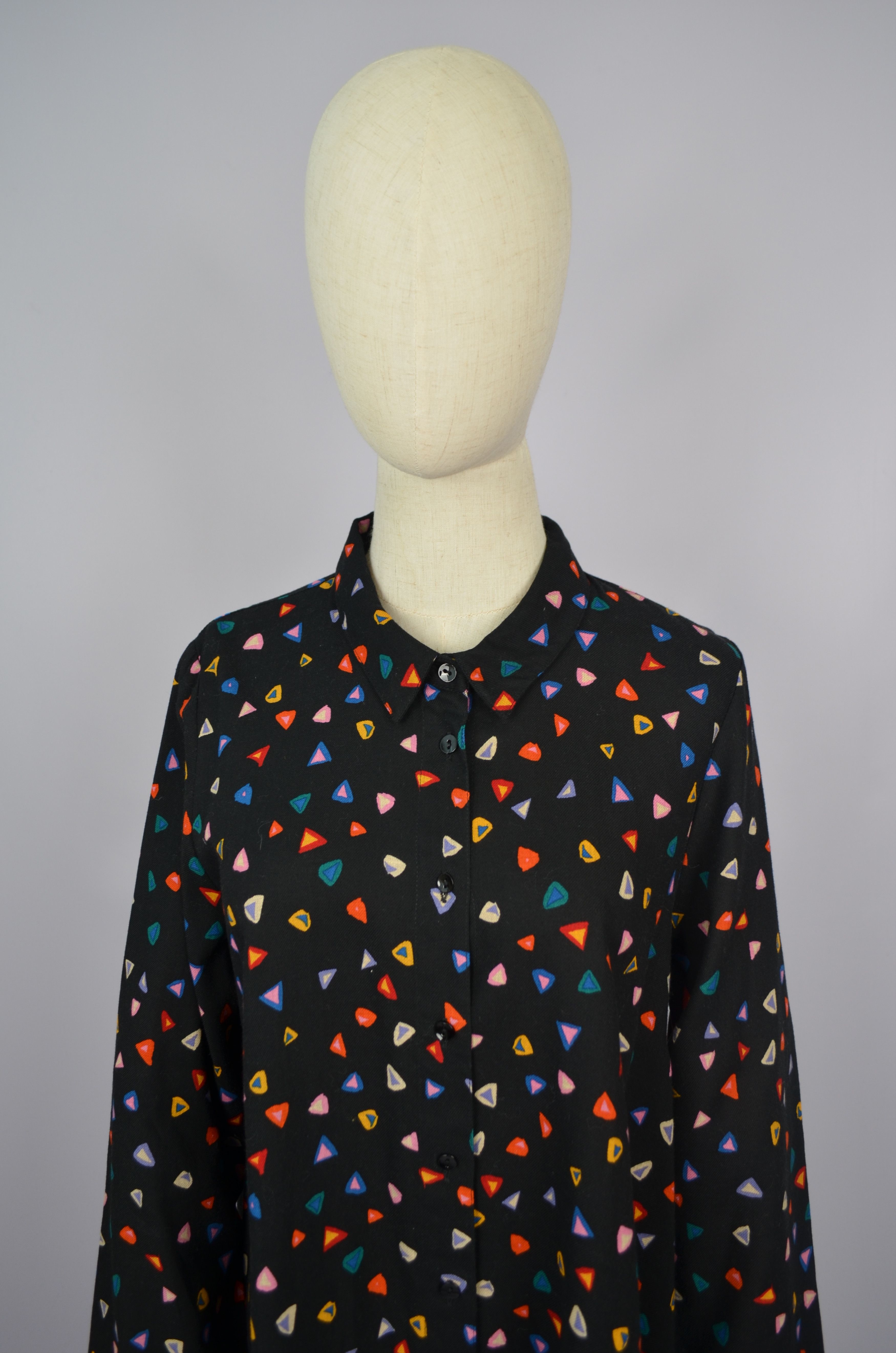 Designer × Sahara Club Sahara Abstract Print Tunic Shirt Size 1/XS Oversize Size XS / US 0-2 / IT 36-38 - 2 Thumbnail