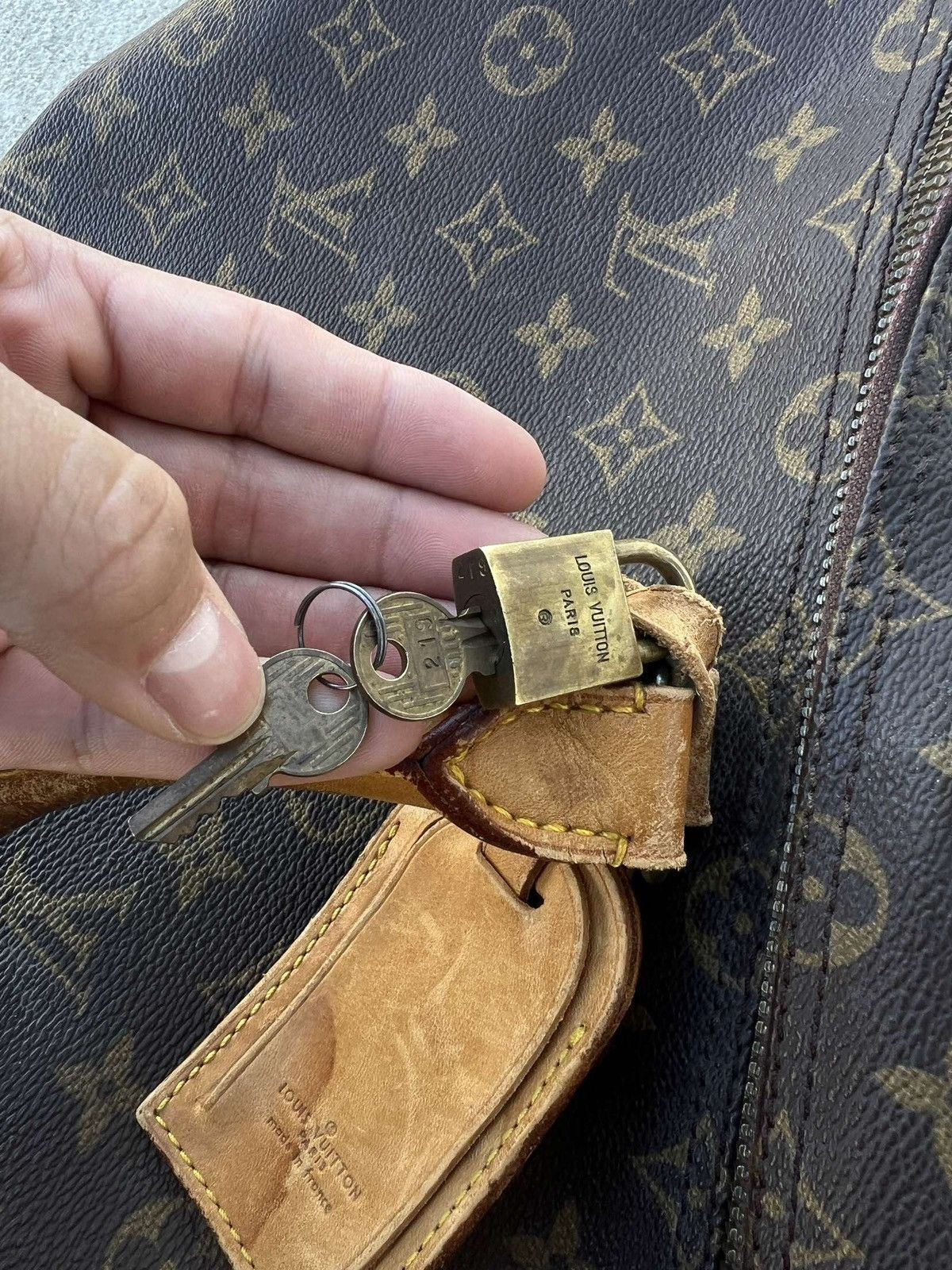 Louis Vuitton 1985 Vintage Louis Vuitton Duffle Bag Keepall 50 Size ONE SIZE - 11 Thumbnail