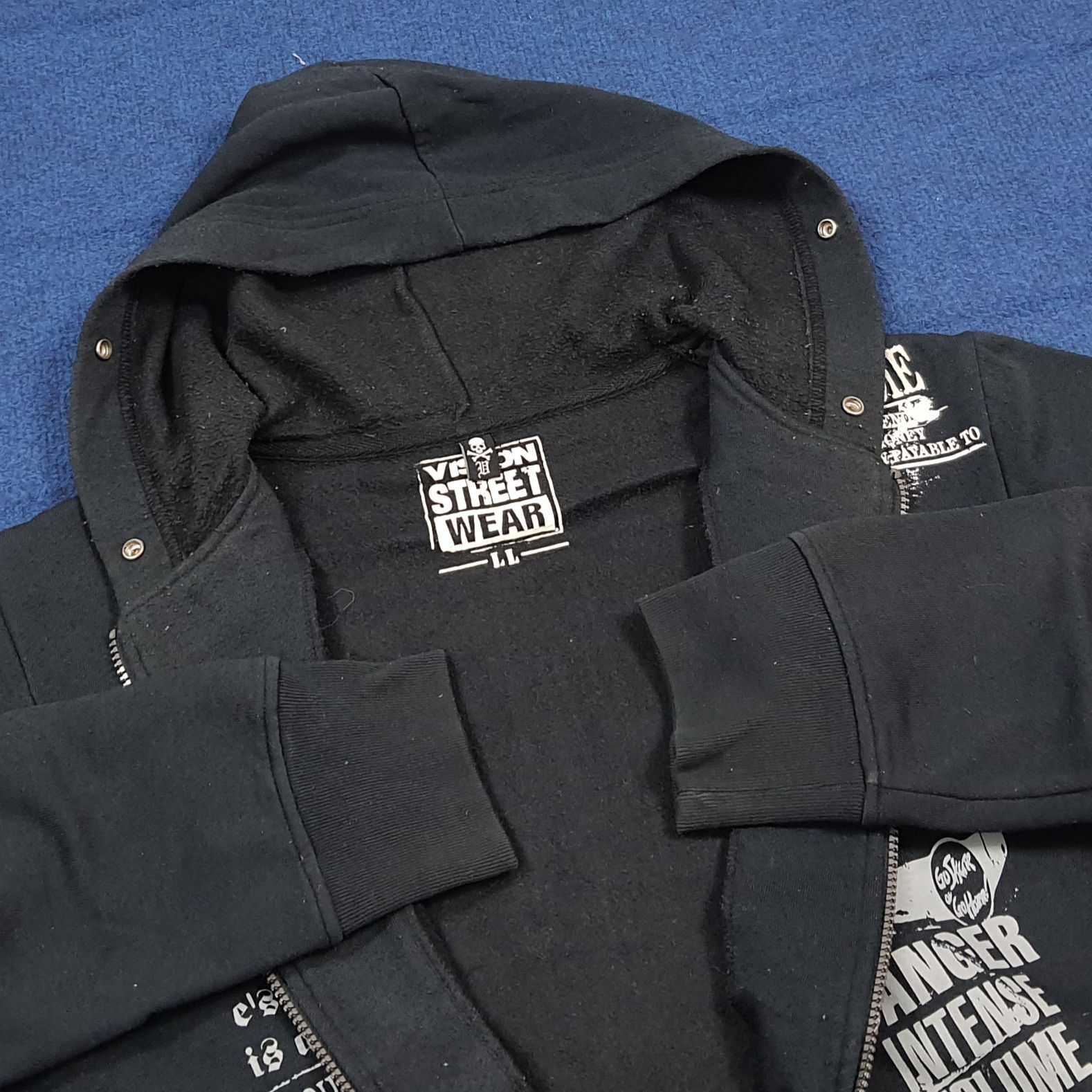 Vision Streetwear Vintage Vision Streetwear Full Zipper Hoodie C295N16 Size US S / EU 44-46 / 1 - 5 Thumbnail