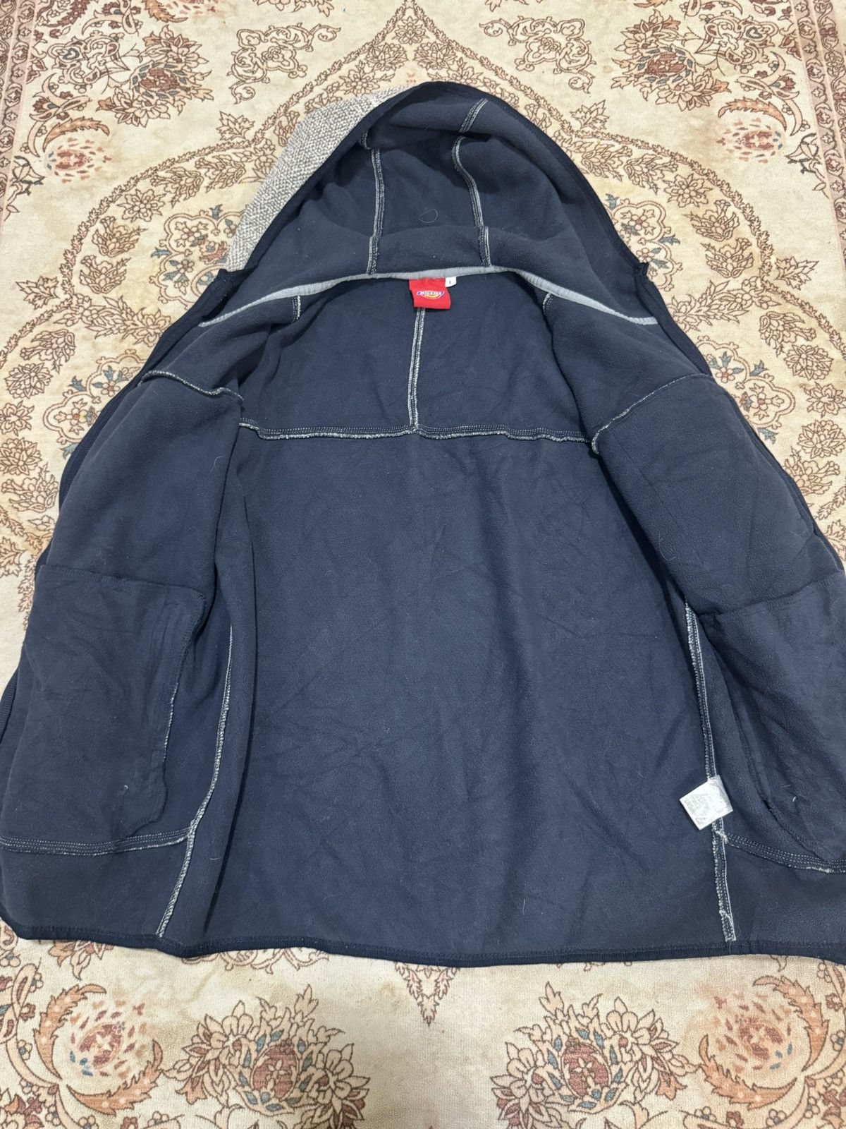 Dickies × Vintage Vintage Dickies Fleece Zipper Hoodie Size US L / EU 52-54 / 3 - 7 Thumbnail