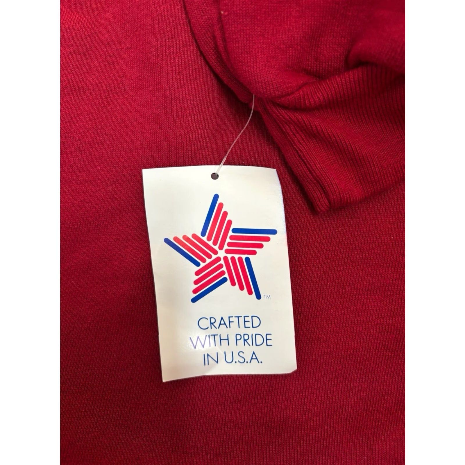 Russell Athletic VINTAGE Russell Athletic Crewneck Sweatshirt Mens M Red 90s Deadstock NWT USA Sweatshirt Crew Mens Size US M / EU 48-50 / 2 - 3 Thumbnail