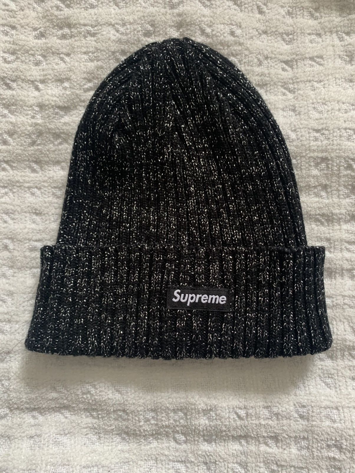 Supreme Supreme overdyed beanie black | Grailed