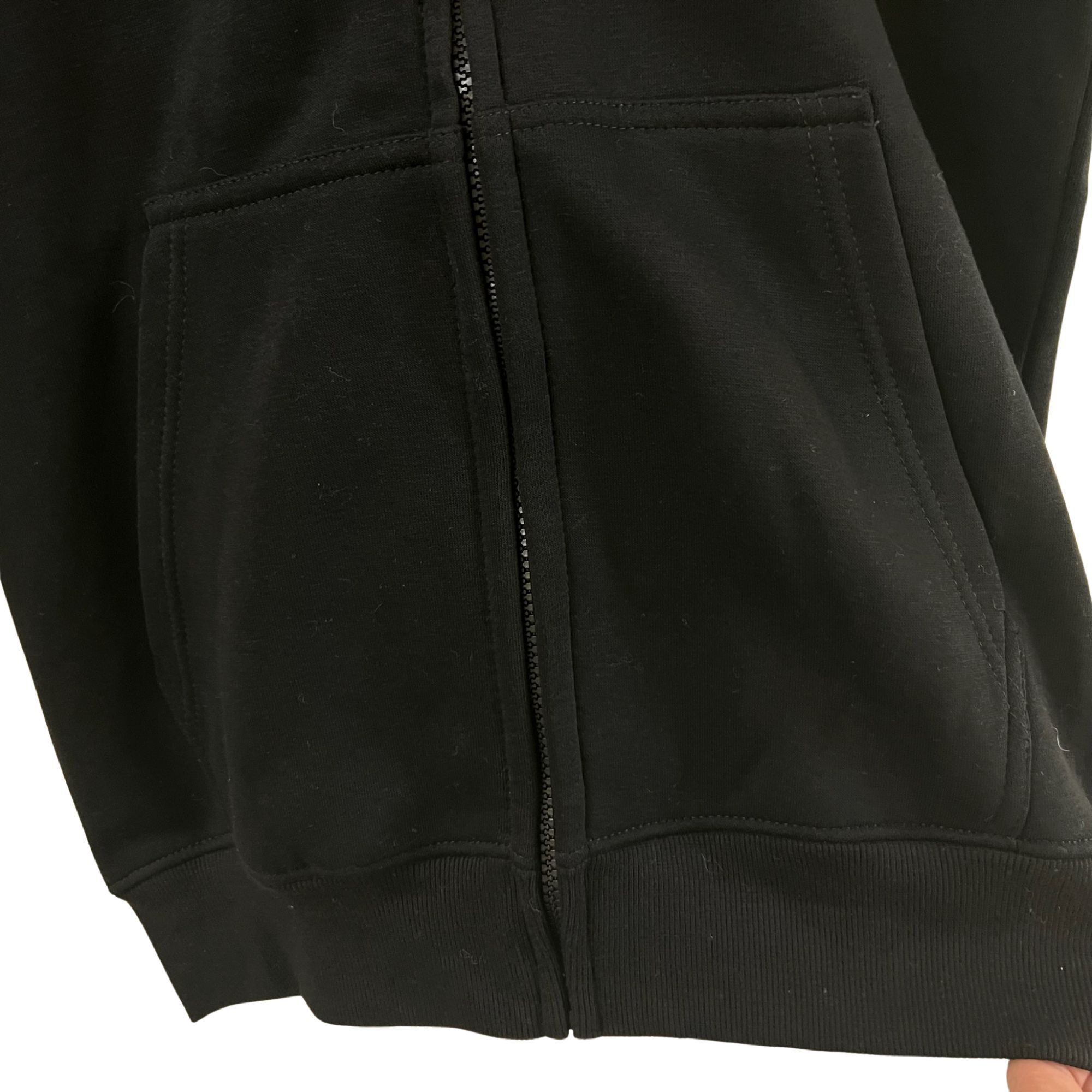 Other Black Zip-Up Hoodie W/ French Fries & Lollipop Patches Mediu Size US M / EU 48-50 / 2 - 5 Thumbnail