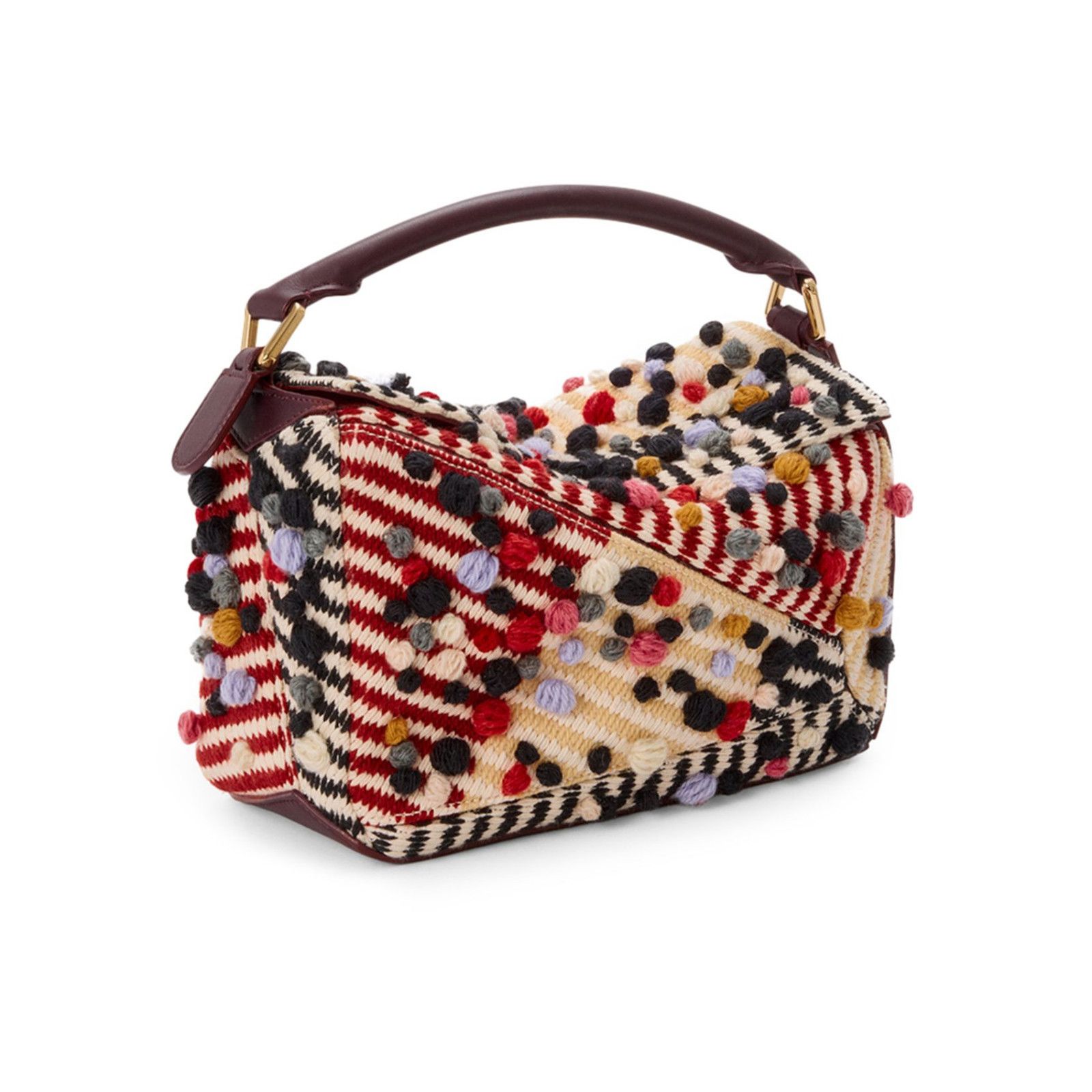 Loewe LOEWE Puzzle Small Natural/Multicolor Leather Top Handle Bag Size ONE SIZE - 2 Thumbnail