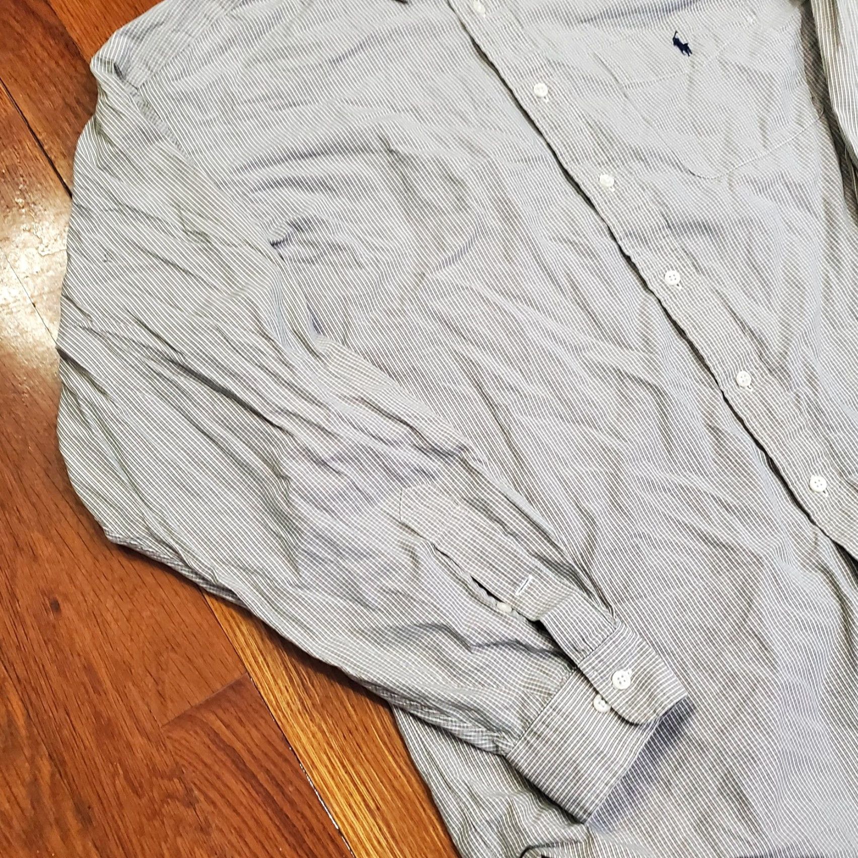 Ralph Lauren Ralph Lauren Mens Shirt Yarmouth Long Sleeve Button-Down Check Green Size US L / EU 52-54 / 3 - 2 Thumbnail