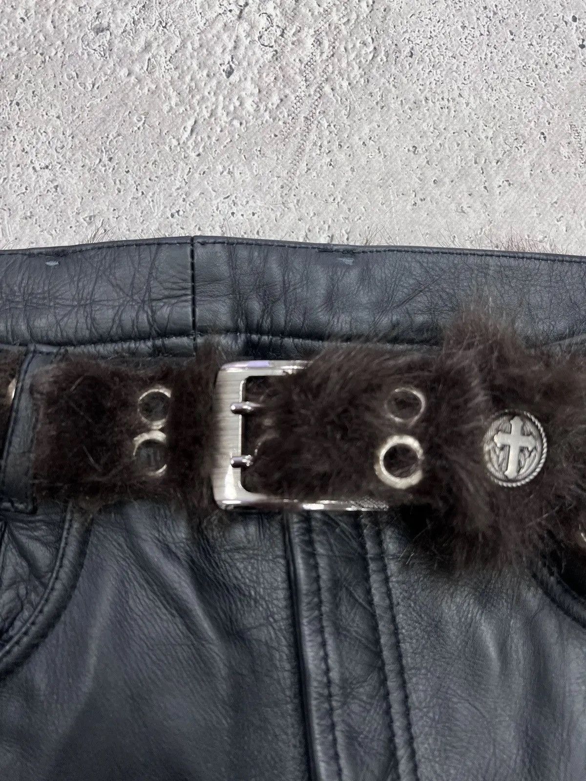 Other Vintage fur fuzzy hystericglamour style punk belt Size ONE SIZE - 11 Thumbnail