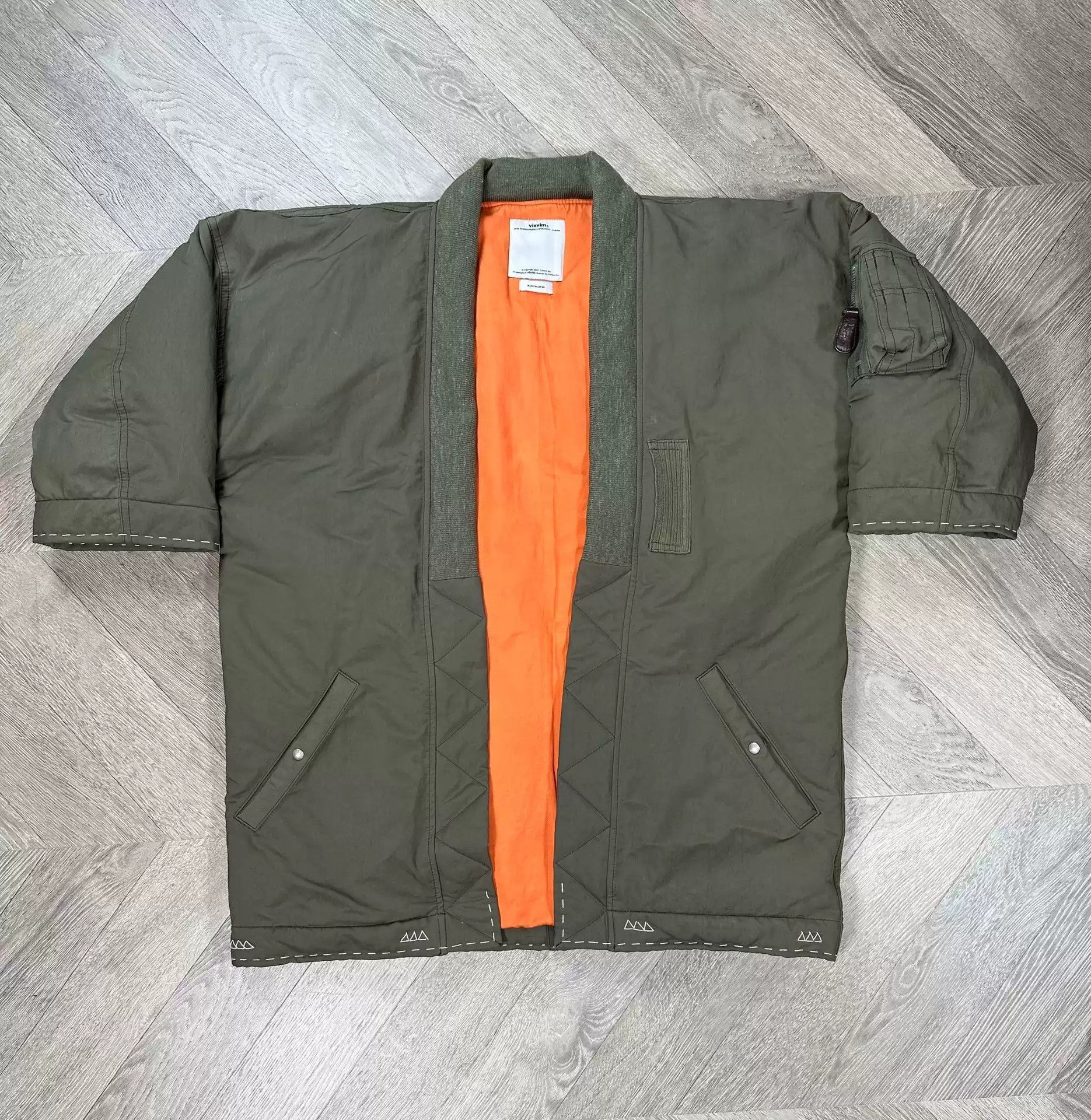 VISVIM 17AW SANJURO KIMONO DOWN JKT-2506
