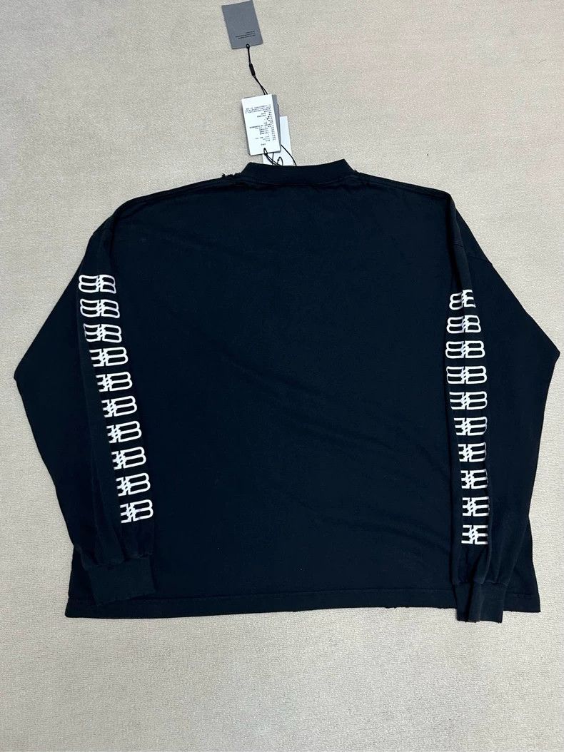 Balenciaga Balenciaga size 2 Full-print embroidered double B-cut worn- Size US S / EU 44-46 / 1 - 3 Thumbnail