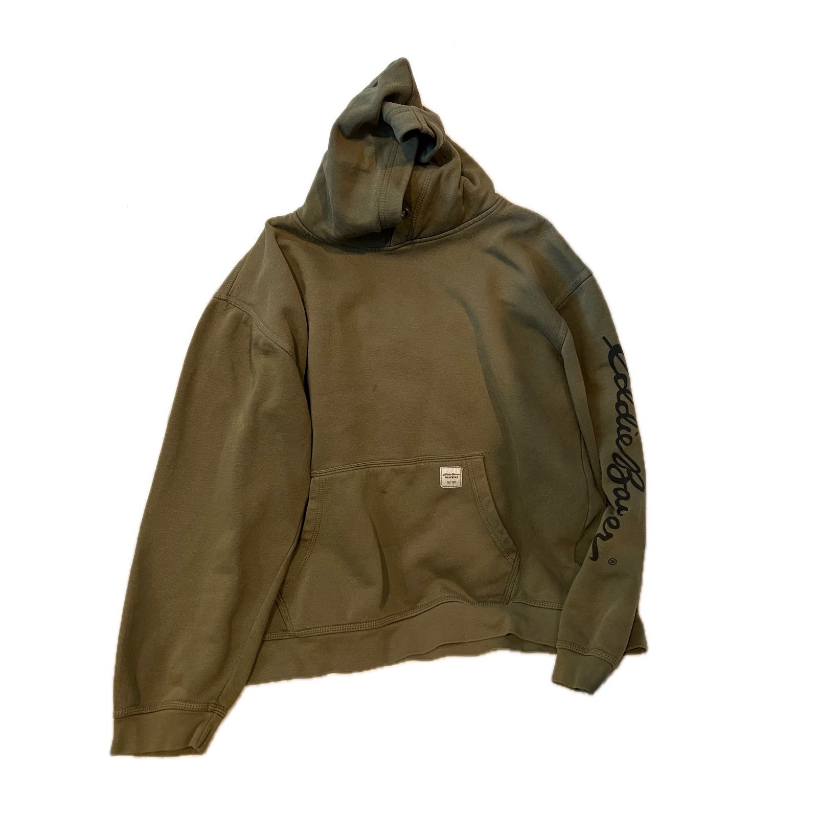 Eddie Bauer Eddie Bauer Olive Green Pullover Hoodie Mens XL Size US XL / EU 56 / 4 - 1 Thumbnail