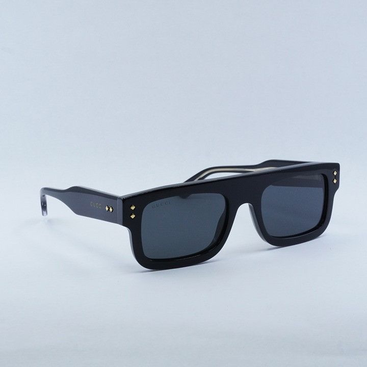 Gucci Gucci GG1085S 001 Sunglasses Black Square Frame, Grey Lenses Size ONE SIZE - 10 Thumbnail