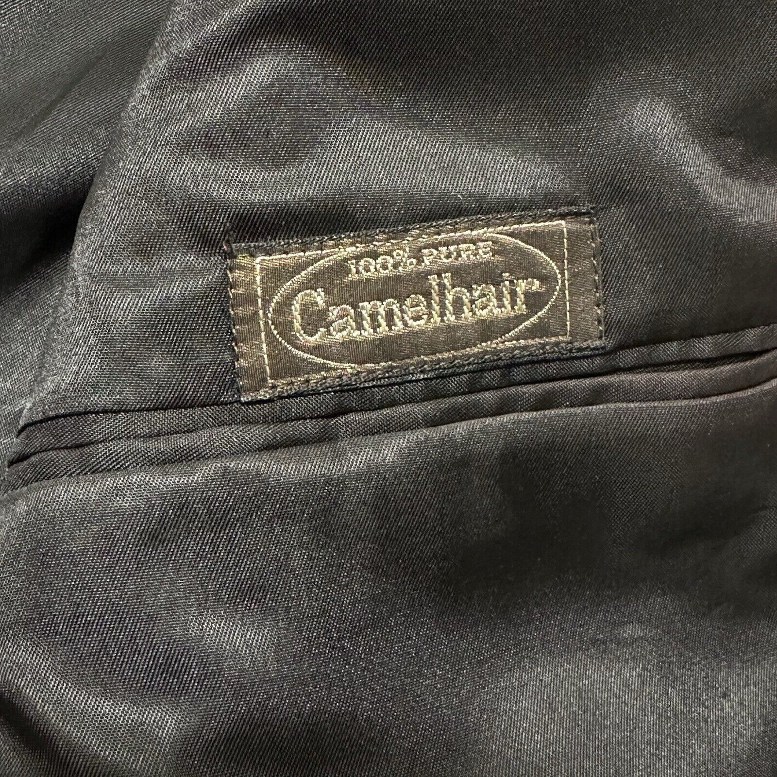 Other Jacobson's 42R Camelhair Suit Jacket Black Sport Coat USA Size 42R - 8 Thumbnail