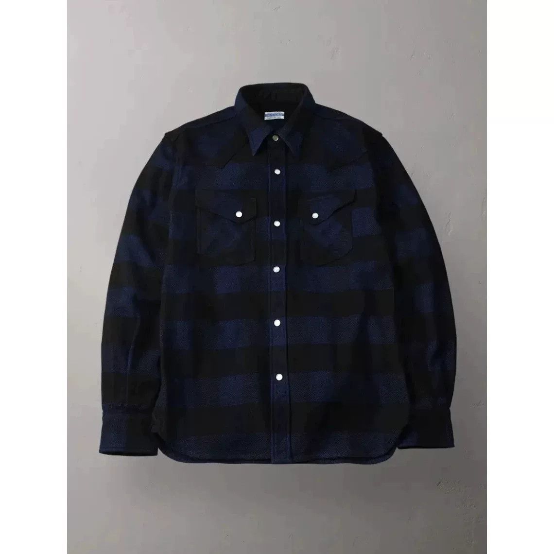 The Flat Head The Flat Head Limited Rope-Dyed Western Flannel Plaid Workwear Shirt Size US S / EU 44-46 / 1 - 1 Thumbnail