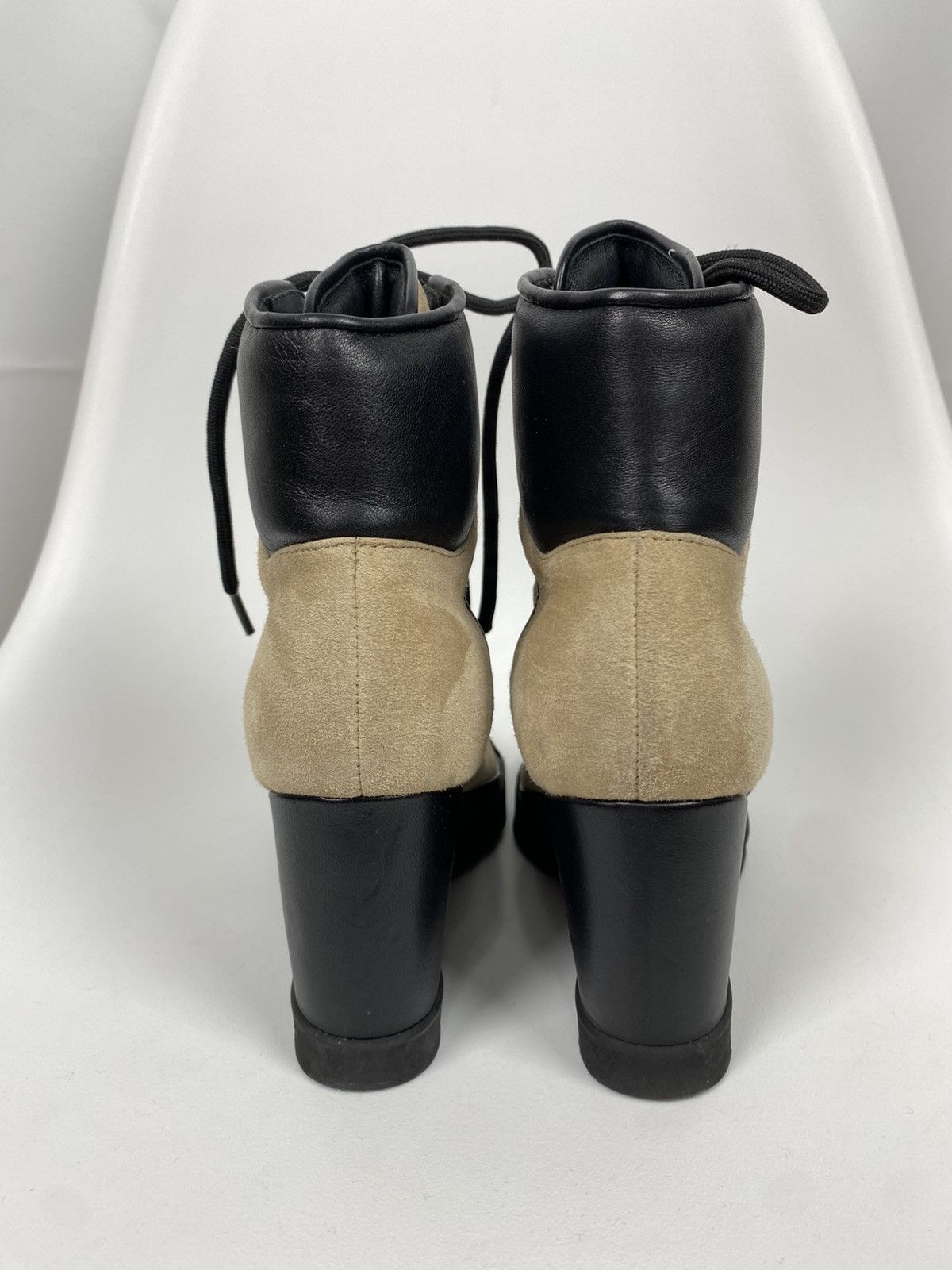 See by Chloe See by Chloe Suede Wedge Booties size 37 Size US 7 / IT 37 - 4 Thumbnail