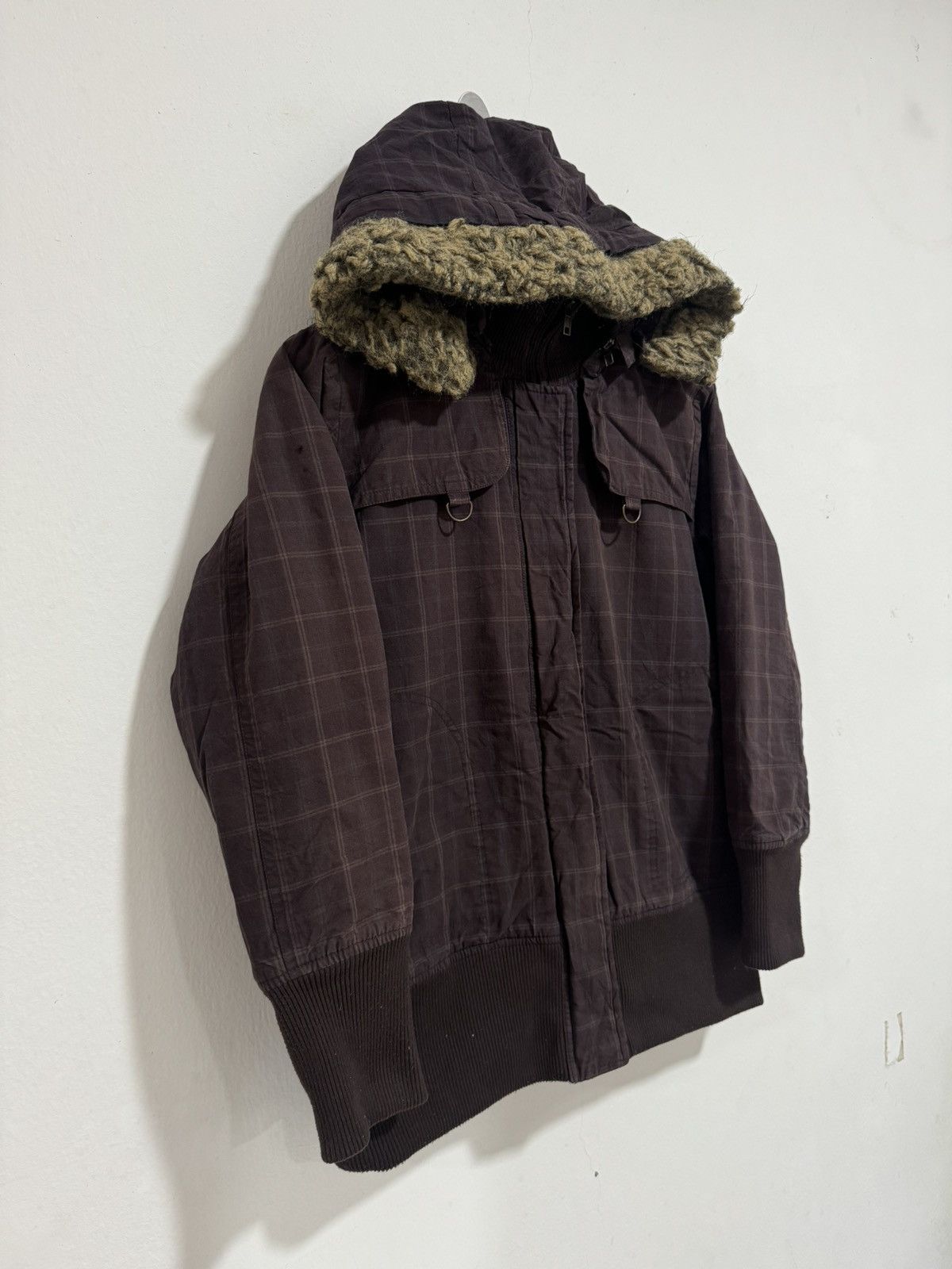 If Six Was Nine × Le Grande Bleu (L.G.B.) × Vintage Vintage Retro Girl Faux Fur Hooded Jacket Size M / US 6-8 / IT 42-44 - 2 Thumbnail