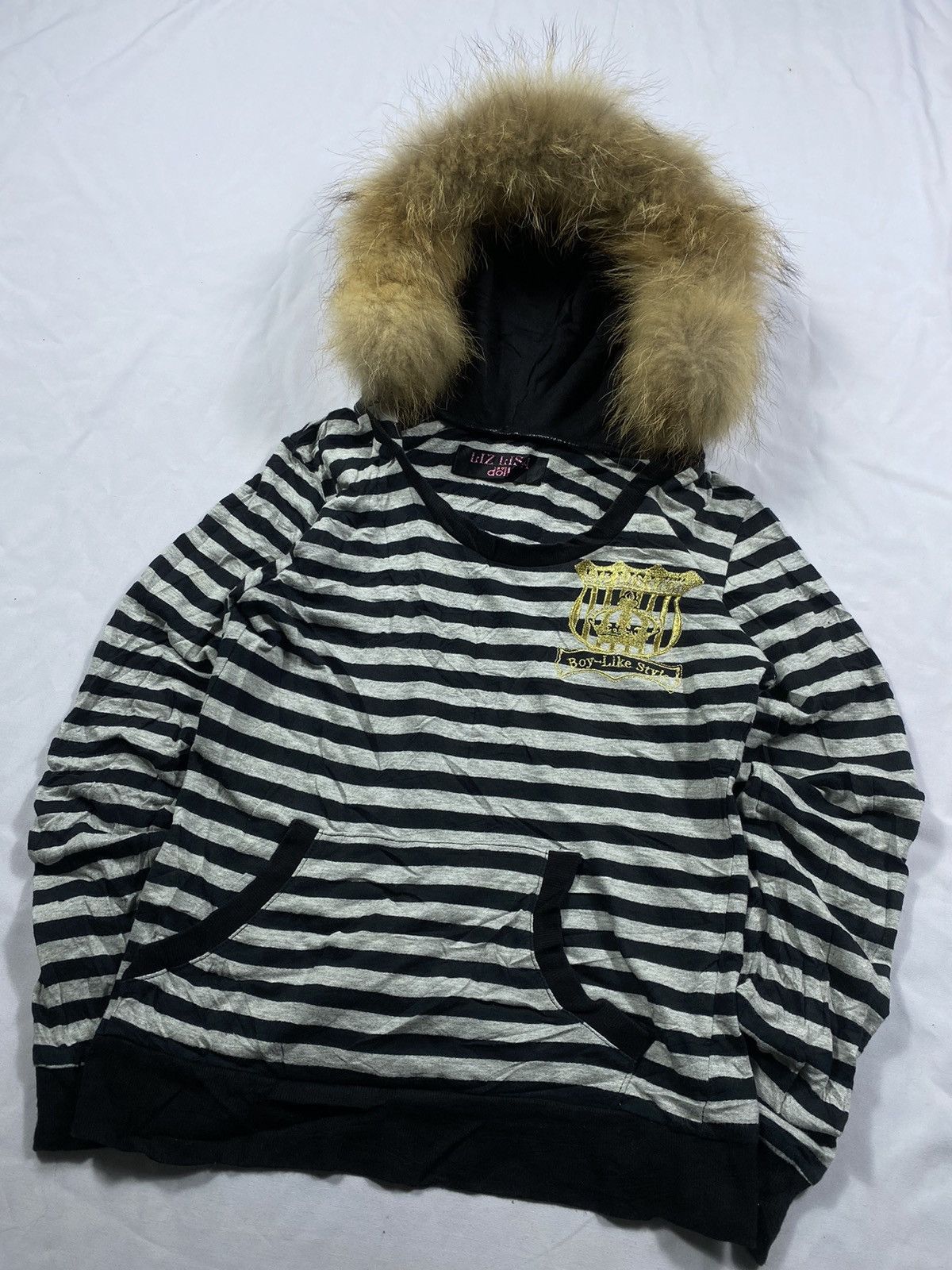 Beauty Beast LIZ LIZA DOLL FUR HOODIE POEM GOTHIC PUNK STYLE Size US S / EU 44-46 / 1 - 4 Thumbnail