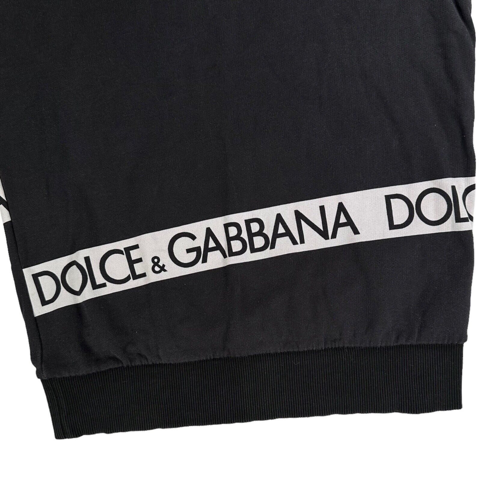 Dolce & Gabbana Dolce & Gabbana Size S Sweatshirt Black Tape Wrap Logo Size US S / EU 44-46 / 1 - 5 Thumbnail