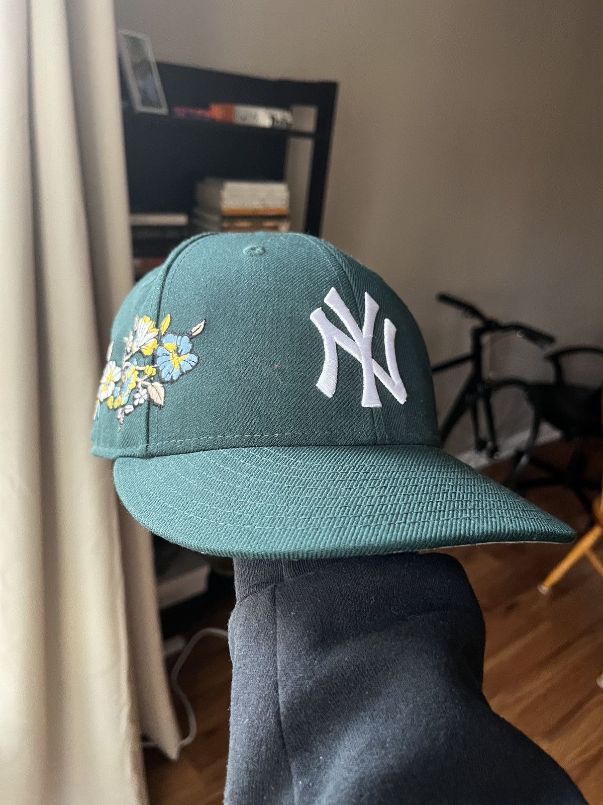 Kith × New Era Kith x New Era Yankees floral green fitted | Grailed