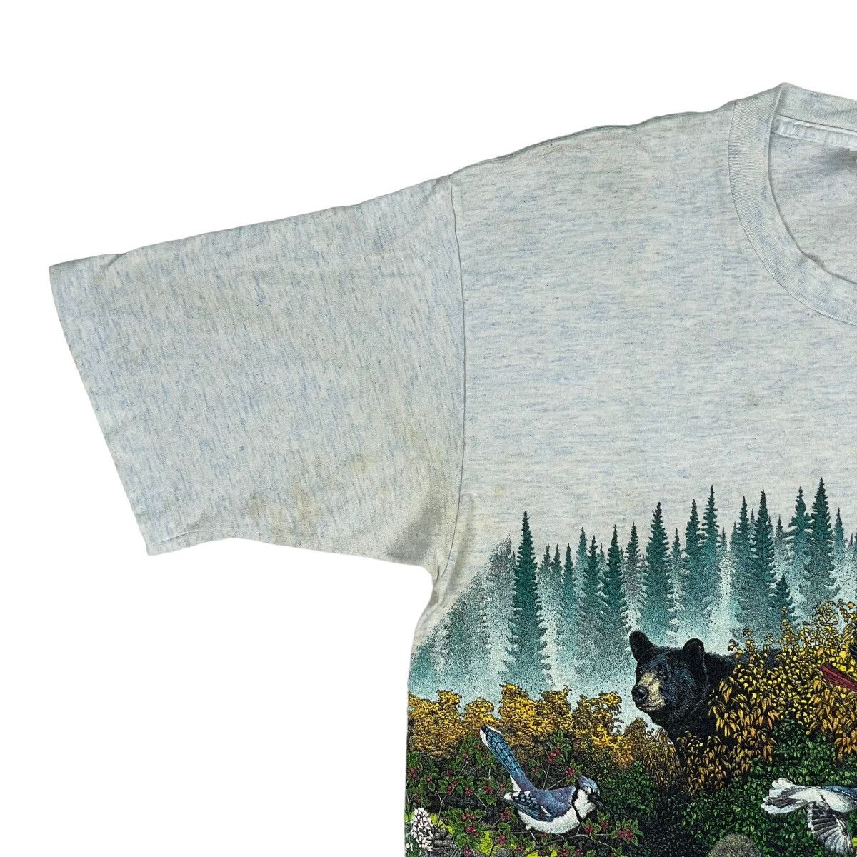 Habitat 🔥LAST PRICE🔥 Vintage 92 AOP Habitat XCII Bears Racoons Tee Size US L / EU 52-54 / 3 - 2 Thumbnail