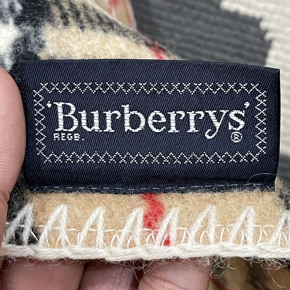 Burberry × Burberry Prorsum × Vintage Vintage Burberry Wool Mate Blanket Size ONE SIZE - 8 Thumbnail