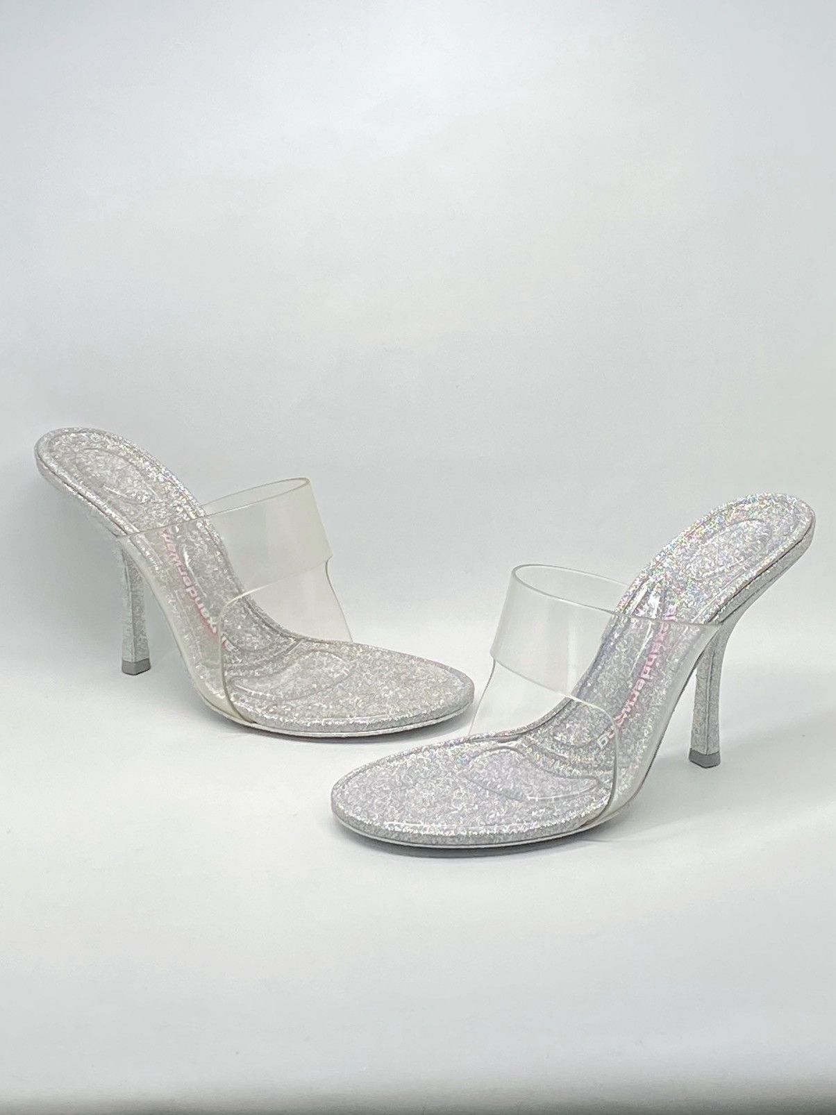 Alexander Wang Alexander Wang Glitter Stiletto Sandals size 39 Size US 9 / IT 39 - 5 Thumbnail