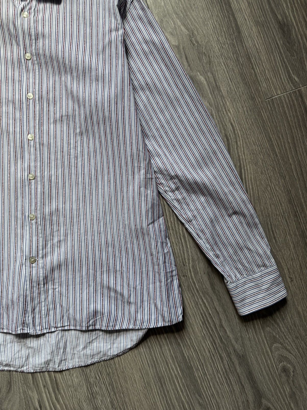 Designer Etro Formal designer striped button-up shirt Size US M / EU 48-50 / 2 - 4 Thumbnail