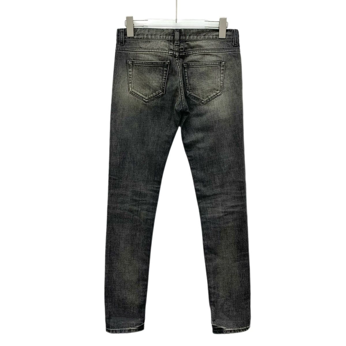 Yves Saint Laurent Yves Saint Laurent Grey Washed Cotton Denim Pants K26WX Size 25" / US 0 / IT 36 - 2 Thumbnail