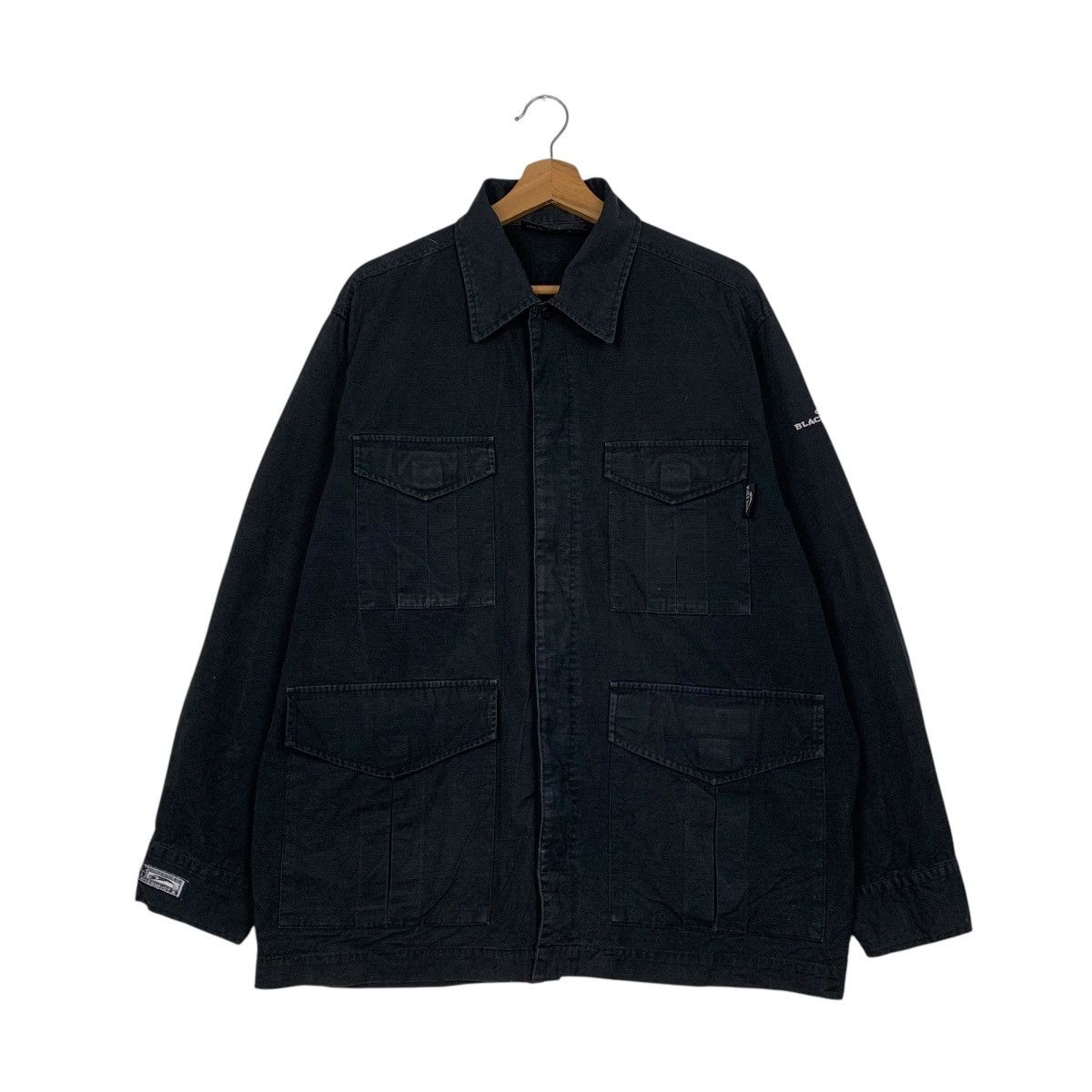 Japanese Brand Japanese Brand Black Biscuit Multipocket Jacket Size US M / EU 48-50 / 2 - 1 Thumbnail