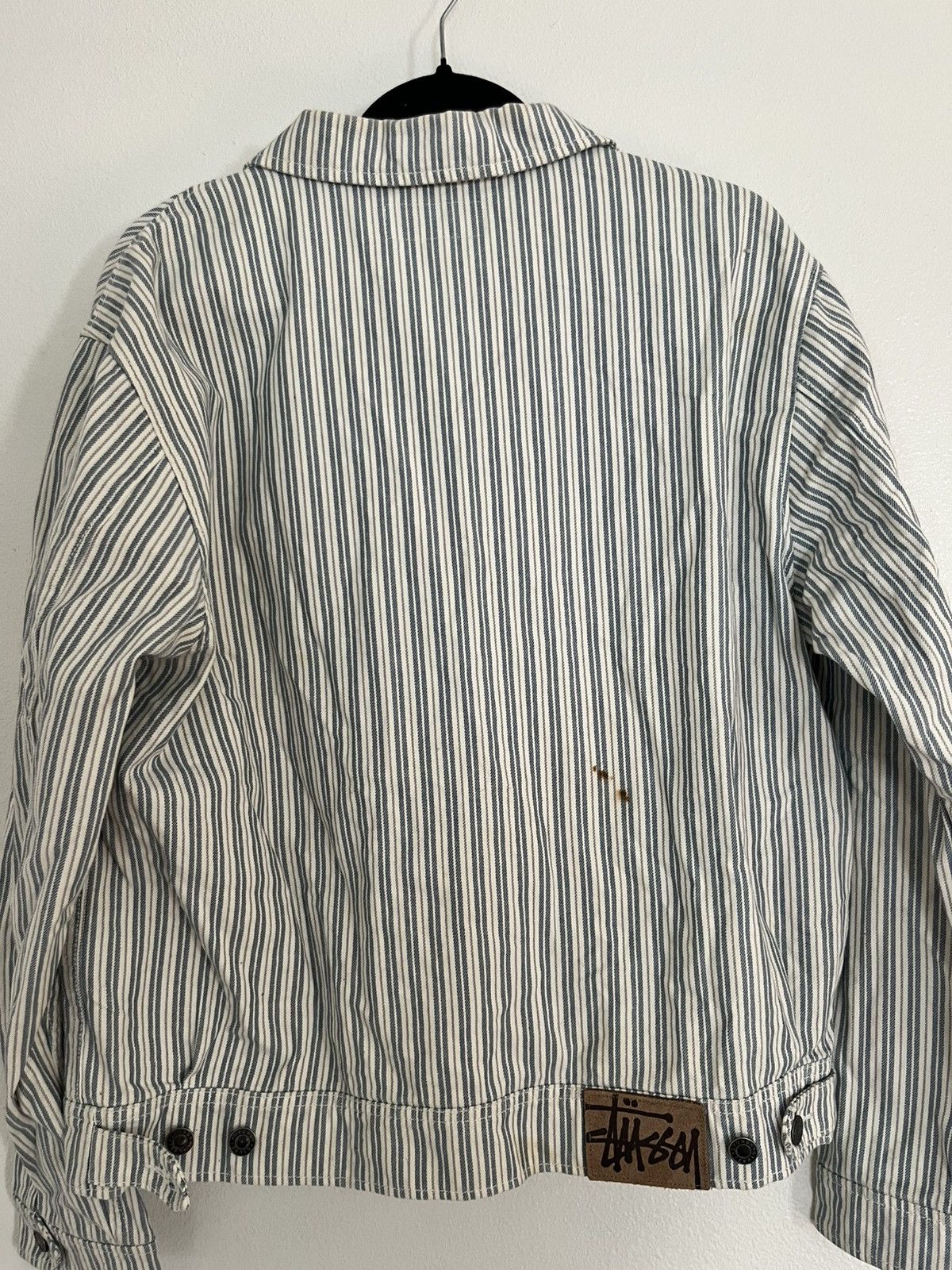 Stussy Stussy garage jacket striped Size US L / EU 52-54 / 3 - 3 Thumbnail