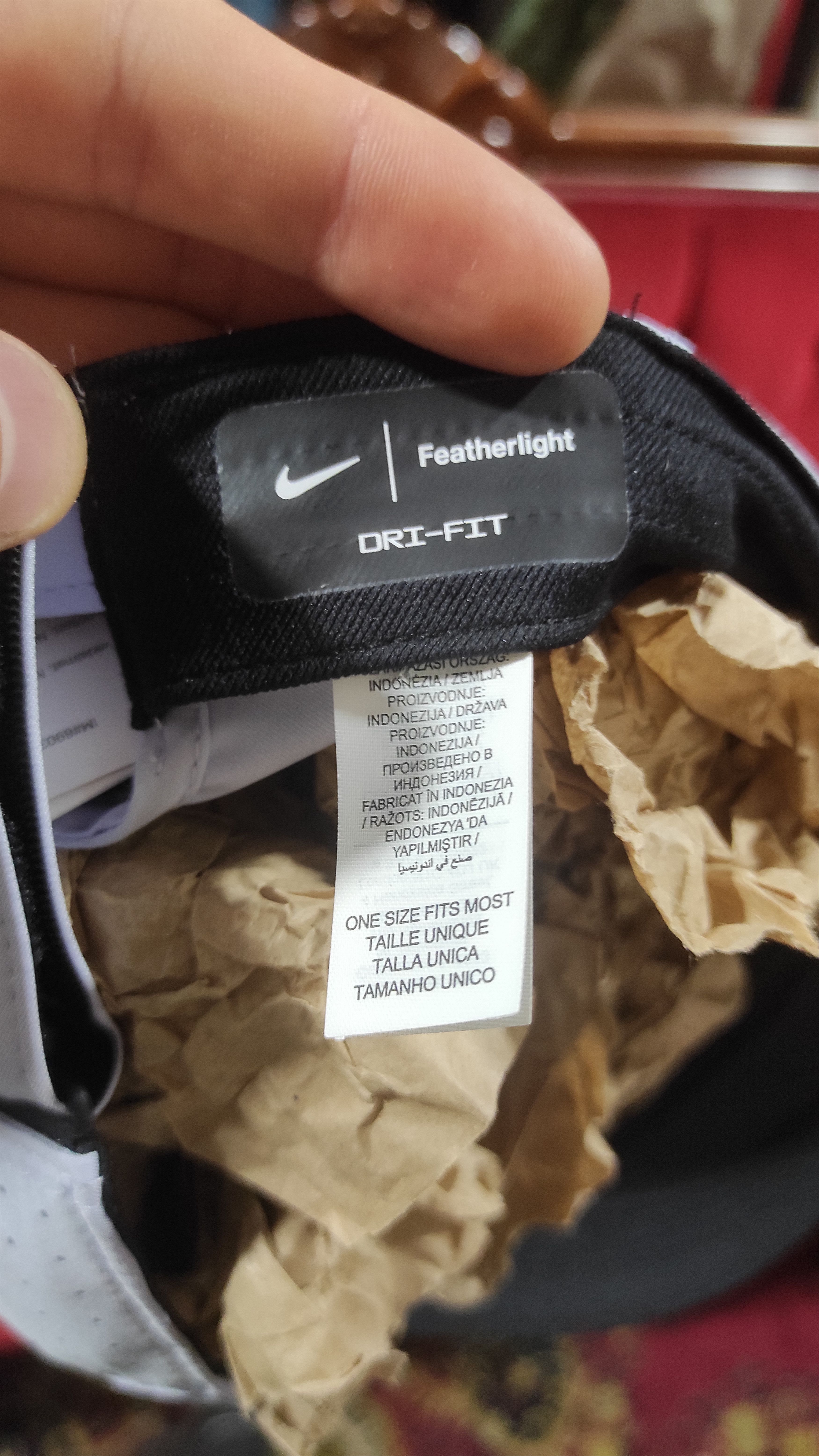 Nike Nike Running Featherlight 6 Panel Cap Size ONE SIZE - 1 Thumbnail