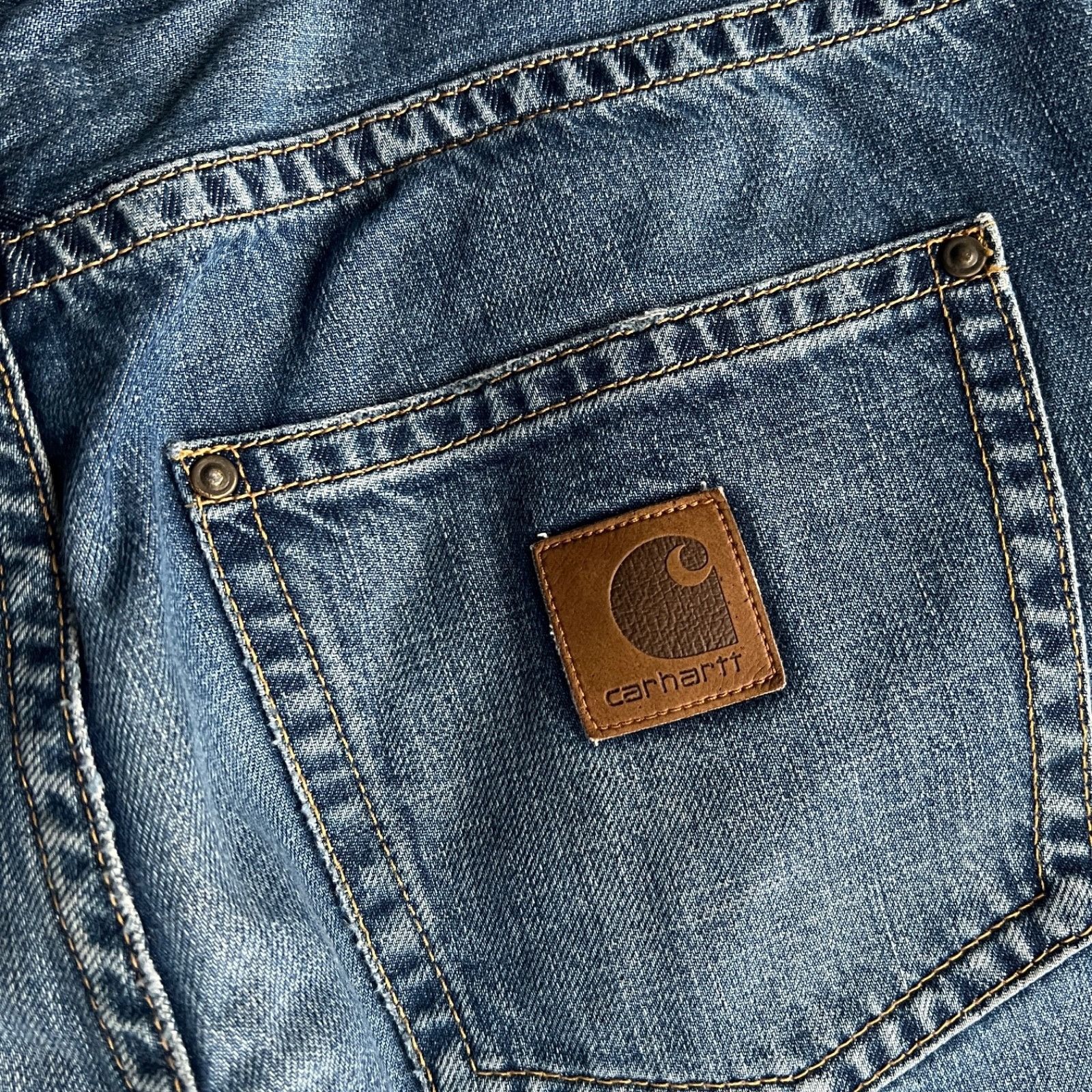 Carhartt Carhartt Slim Fit Jeans Men’s Blue Denim Workwear Size 34x32 Size US 34 / EU 50 - 3 Thumbnail