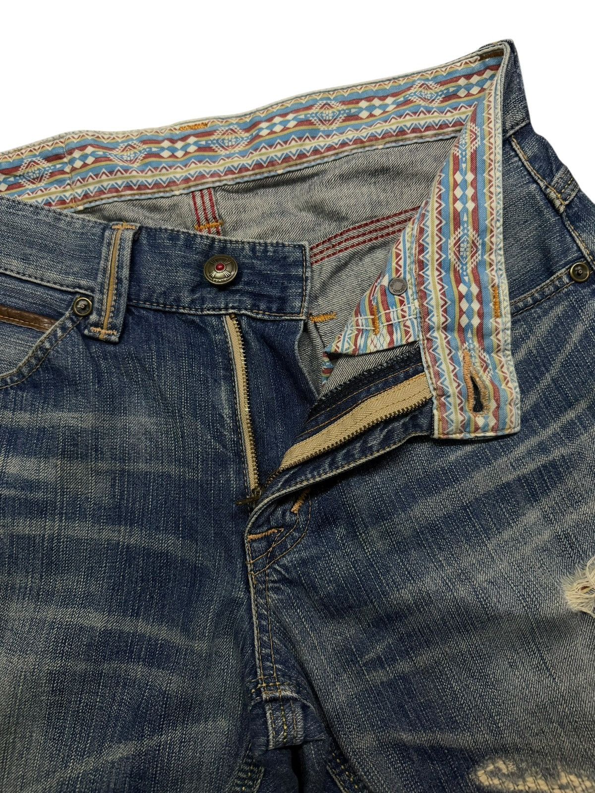 Edwin Vintage 00s Edwin 444XVS Exclusive Vintage Denim Jeans | W32 Size US 32 / EU 48 - 9 Thumbnail