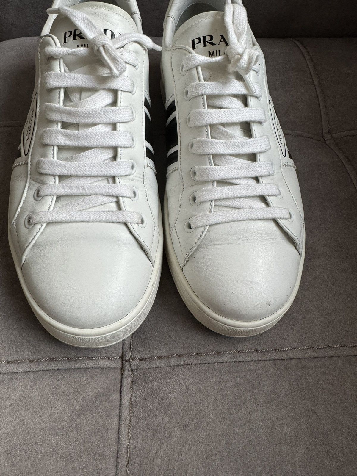 Prada Prada men sneakers SZ UK8 study insole measurements in photo Size US 9.5 / EU 42-43 - 6 Thumbnail