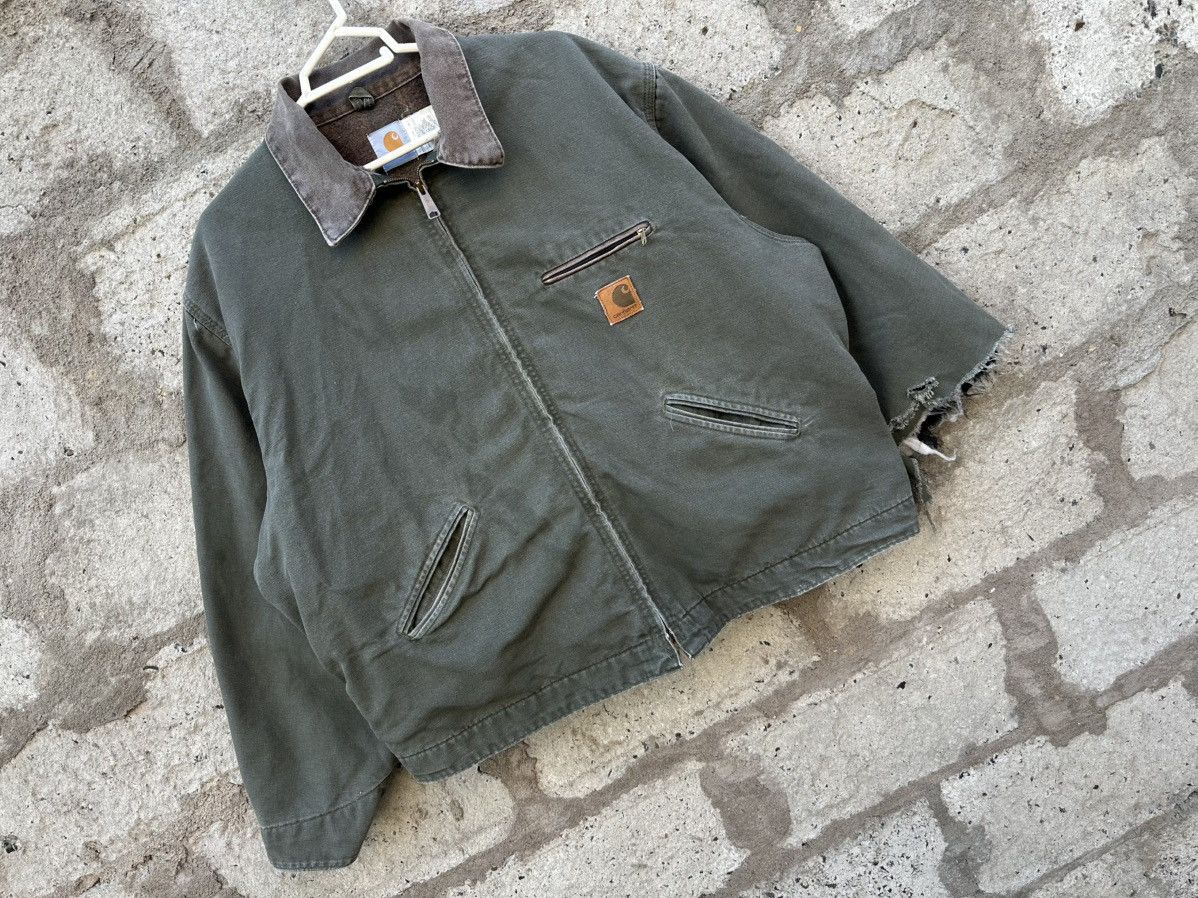 Carhartt × Vintage Vintage Carhartt Detroit jacket J76 MOS ( military olive) Size US XXL / EU 58 / 5 - 2 Thumbnail