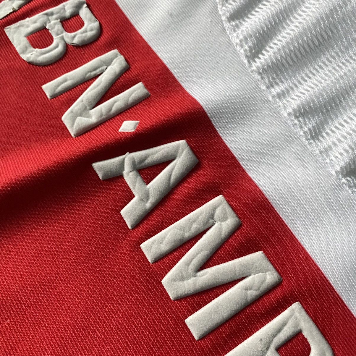 Adidas 2003 Adidas Ajax Blockcore Soccer Jersey Shirt Size US XXL / EU 58 / 5 - 8 Thumbnail
