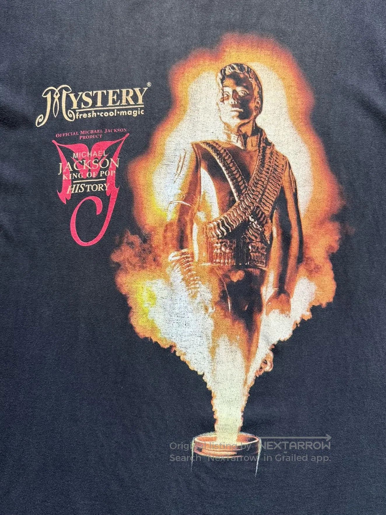 Vintage Vintage 90s Michael Jackson Tee. Size US L / EU 52-54 / 3 - 4 Thumbnail