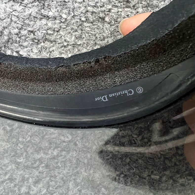 Dior dior black sun visor hat Size ONE SIZE - 4 Thumbnail