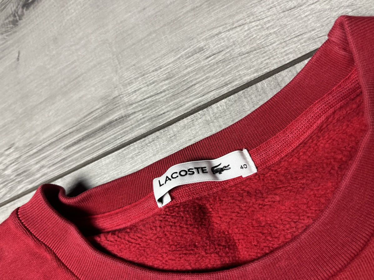 Lacoste Lacoste sweatshirt big logo size 40 Size S / US 4 / IT 40 - 4 Thumbnail