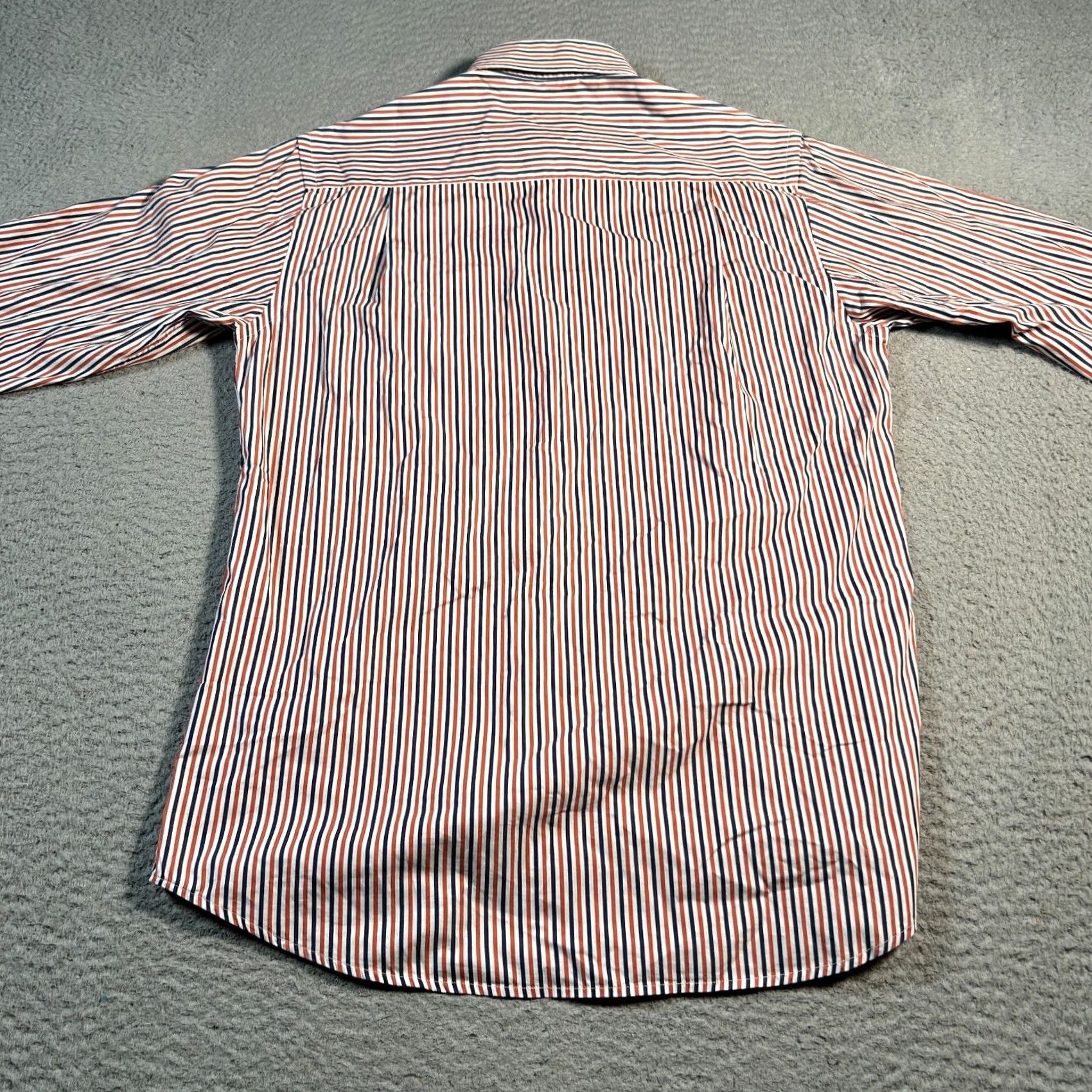 Paul & Shark Paul & Shark Yachting Shirt Mens Medium Striped Long Sleeve Button Up Pocket Embroidered Logo Multicolor Cotton Linen Size US M / EU 48-50 / 2 - 3 Thumbnail