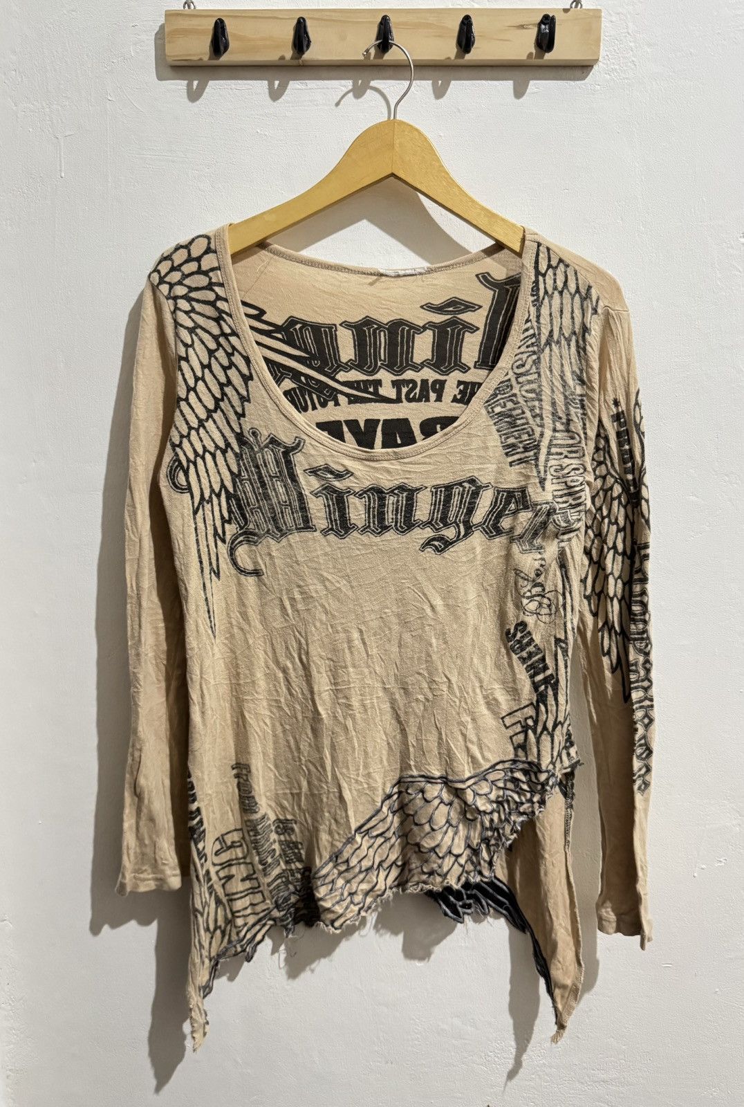 Hysteric Glamour × If Six Was Nine × Le Grande Bleu (L.G.B.) 2000s unbalance ifsixwasnine lgb style long sleeve Size US M / EU 48-50 / 2 - 2 Thumbnail