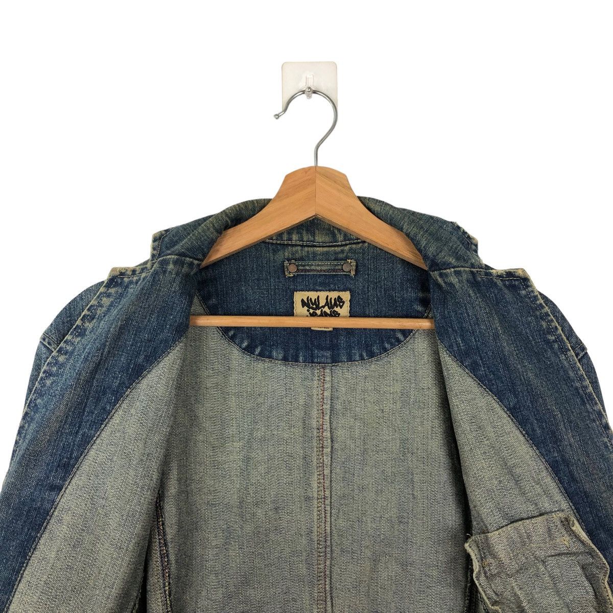 Other 🔥VINTAGE HIKORY CHORE JACKET NYLAUS JEANS WORK JAPAN Size US M / EU 48-50 / 2 - 10 Thumbnail