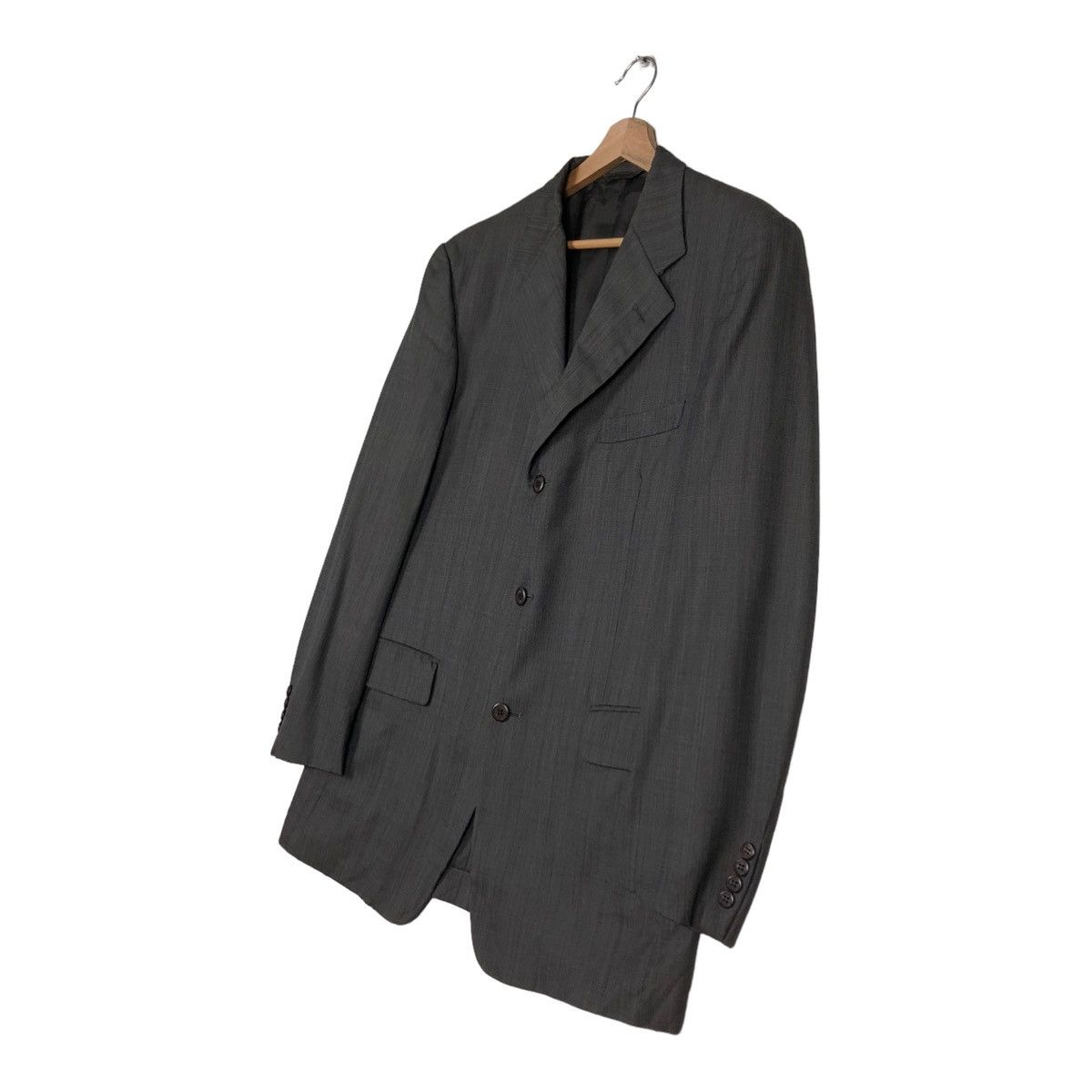 Moschino 🔥VINTAGE DOUBLE BREAST COATS JACKET MOSCHINO STRIPED Size US M / EU 48-50 / 2 - 2 Thumbnail