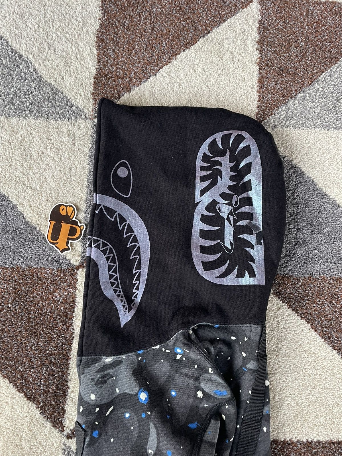 Bape Space Camo Shark Full Zip Hoodie Size S / US 4 / IT 40 - 6 Thumbnail